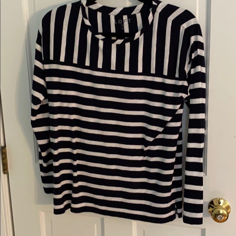 LOFT • Stripe Shirt